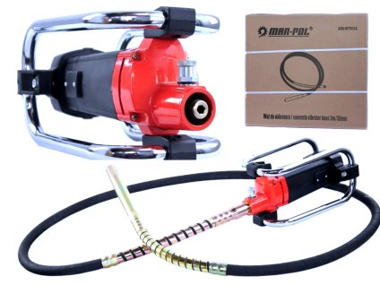 Elektrický ponorný vibrátor betonu JY-160 + hadice 3 m x 38 mm MAR-POL M79494-H3