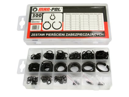 zestaw pierscieni zabezpieczajach 300sz