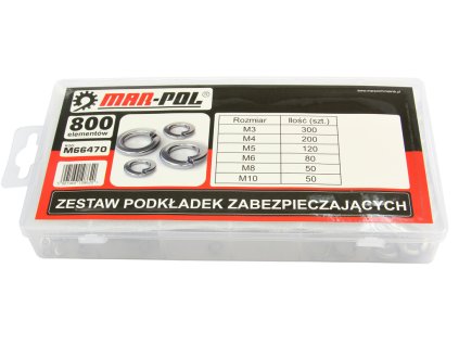 Bezpečnostné podložky, pérovky – 800 ks – MAR-POL M66470