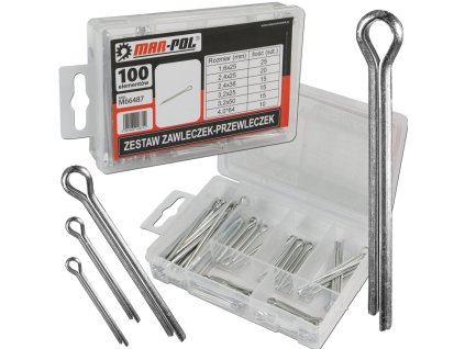 zestaw zawleczek przewleczek 100sz