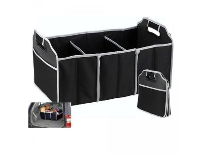 Organizér do kufra auta, skladací box, 3 priehradky Geko ID754