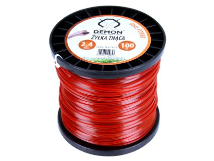 Žacia struna štvorhran  s lankom 2.4 mm x 100 m Demon  M84107