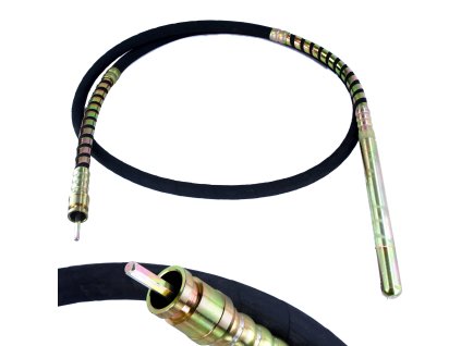 Vibračná hadica na betón MAR-POL M79534 – 4 m, 38 mm, rýchlospojka, zhutňovanie betónu