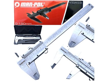 Posuvné meradlo,  šublera 150 mm 6''  MAR-POL M15101