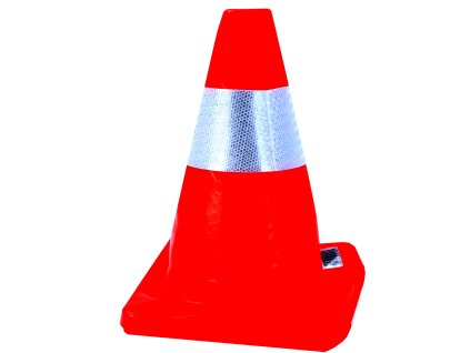 Cestný kužeľ 50 cm gumený MAR-POL  M02025