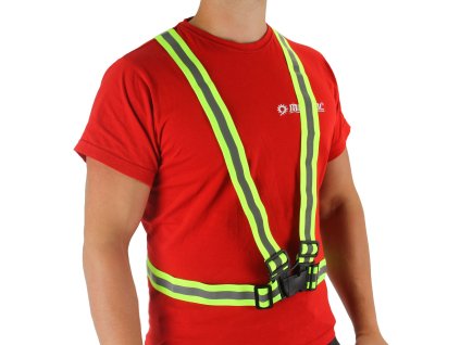 kamizelka odblaskowa szelki szare