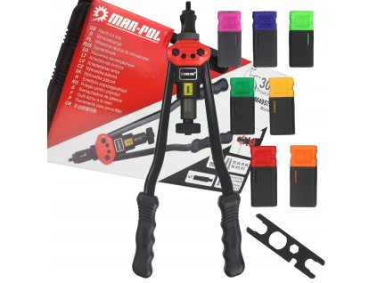 Nitovacie pákové kliešte pre závitové nity M3, M4, M5, M6, M8, M10, M12 - 410 mm MAR-POL M49572