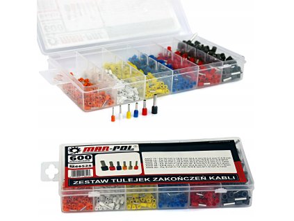 TULEJKI ZAKONCZENIE KABLA TULEJKA ZESTAW 600 SZT