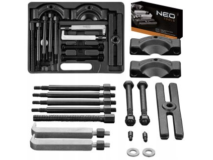 NEO TOOLS SADA DVOJRAMENNEHO STAHOVAKA A SEPARATORA PRE LOZISKA KOLIES CrV 11 810