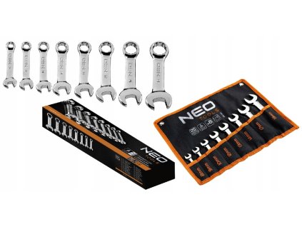 NEO klíče otvorené 8 19 mm krátke 09 791