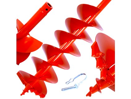 Vrták do pôdy pre motorový zemný vrták Ø 200 mm x dl. 800 mm dvojitá špirála M83164