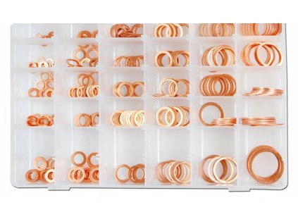 PODKLADKI MIEDZIANE USZCZELKI ZESTAW PODKLADEK MIEDZ MIEDZIANYCH 400 szt Marka Mar Pol