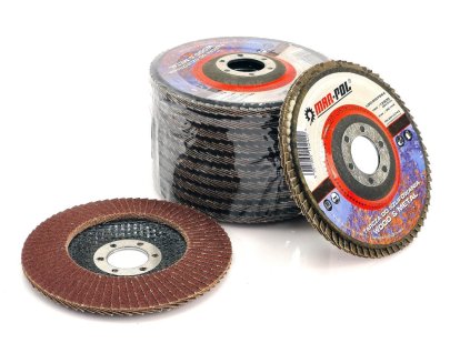 Brúsny lamelový kotúč 125 mm, zrnitosť P120 MAR-POL  M07978