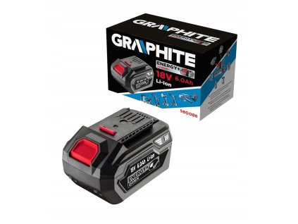 AKUMULATOR ENERGY 18V LI ION 6 0AH GRAPHITE 58G086