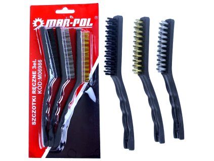 Drôtené kefy – 3-dielna sada MAR-POL M06986
