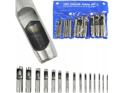 DZIURKACZ WYCINAK WYBIJAK DO OTWOROW SKORY 2 22mm