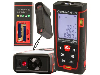 DALMIERZ LASEROWY MIERNIK ODLEGLOSCI CYFROWY 50M