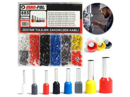 Krimplovacie káblové dutinky 0.5 - 10 mm2 MAR-POL M66526