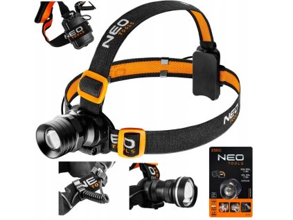 Celova baterka Neo Tools LED dioda Cree XPE Zoom