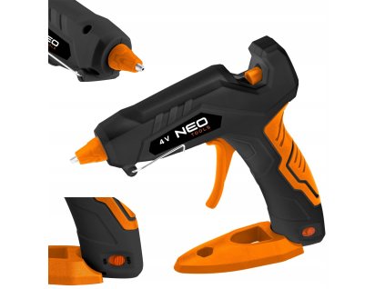 NEO AKUMULATOROVA PISTOL NA LEPENIE LEPIDLA ZA TEPLA NA VLOZKY 8 mm 4V USB