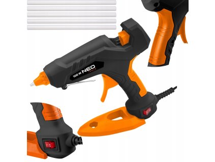 NEO PISTOL NA LEPENIE ZA TEPLA 100 W NA VLOZKY S PRIEMEROM 11 mm 17 097 5 LEPIDLO
