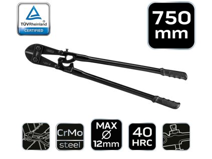 Pákové nožnice na oceľové lanká a tyče 750 mm z chromo molybdénovej ocele NEO Tools 31-030