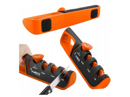 BRUSNY KAMEN PRE KUCHYNSKE NOZE OSTRENIE NOZNIC S NASTAVITELNYM UHLOM 3v1