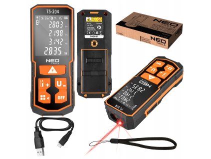 NEO DIALKOMER LASEROVY DIALKOMER DIGITALNY MERAC VZDIALENOSTI 75 204