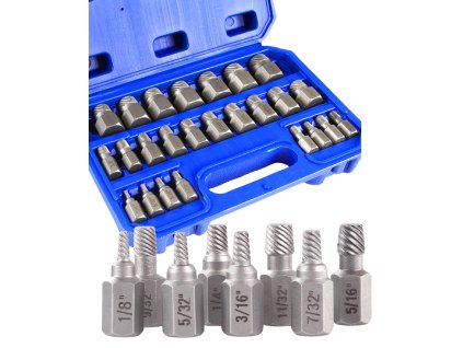 Sada 25 ks vyťahovákov poškodených skrutiek – M58661 – BJC