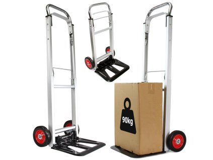 Skladací hliníkový transportný vozík 90 kg – M80084