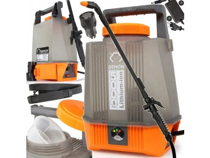 Akumulátorový záhradný postrekovač 5L DEMON – M80201 (12V, teleskopická postrekovacia tyč)
