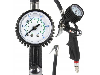 Mini hustiaca pištoľ s manometrom 0–10 bar  Mar-Pol M80702