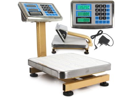 Elektronická váha s podstavcom 60 kg s podsvieteným displejom – Dakota M90163