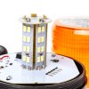 LED maják, výstražné svetlo oranžové 40 x LED s magnetom 20W MAR POL M82712 (4)