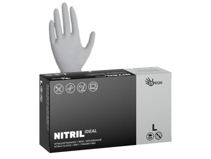 Rukavice jednorázové NITRIL IDEAL 100ks, Espeon (Velikost L)