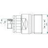 Rychlospojka šroubovací 15L samec (M22x1,5) DN12-BG3