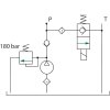 Hydraulický agregát 12 VDC 2 kW 8 litrů