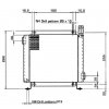 Chladič oleje maximální průtok 90L/min 38-50 °C 12V