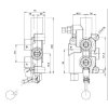 Hydraulický rozvaděč dvourychlostní "TURBO" pro štípačky dřeva  P81-Rs-G12