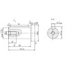 Hydraulický motor SMT 250cc, Ø hřídele 40mm, přípoj G3/4"