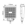 LED pracovní světlomet čtverec 15W