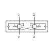 Brzdný ventil dvoučinný 1/2" VBCD DE/A