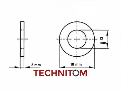 311837121815P tesneni Al k redukčnímu ventilu