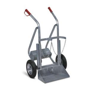 Vozík na 2 plynové lahve - varianty typ kol: vzduchové, typ vozíku: 3