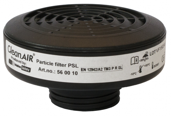 Kanistrové filtry Clean Air proti částicím P3 R typ filtru: CA Filtr P R SL Asbest (bal.5ks)