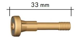 Spotřební díly k hořákům ABITIG GRIP 150/260W -průměr: 3,2 mm, díl standard: kleština 33mm s pl.čoč.