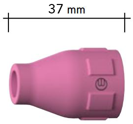 Spotřební díly k hořákům ABITIG GRIP 200/450W/450W SC -průměr: 13 mm, díl standard: hubice standard 37mm