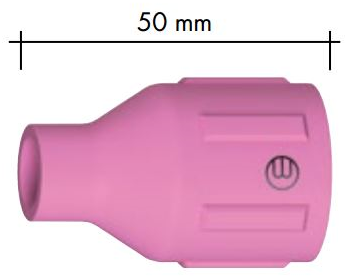 Spotřební díly k hořákům ABITIG GRIP 500 W -průměr: 12,5 mm, díl standard: hubice standard 50mm