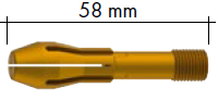 Spotřební díly k hořákům ABITIG GRIP 500 W -průměr: 2,4 mm, díl standard: kleština 58mm