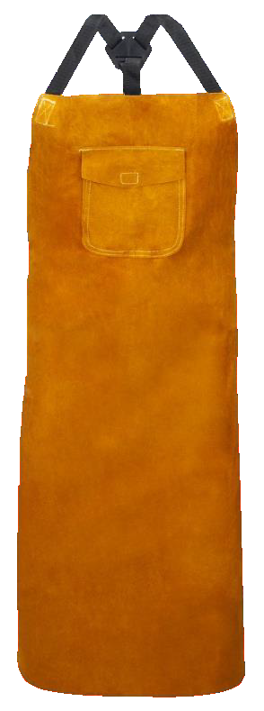 Zástěra kožená s kapsou MHS 92x61cm